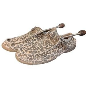 Roper Woman's 10 Chillin' Leopard Casual Shoes - Moc Toe